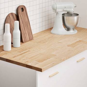 Solid Oak Kitchen Worktop 120x63.5 cm - Rustic Charm