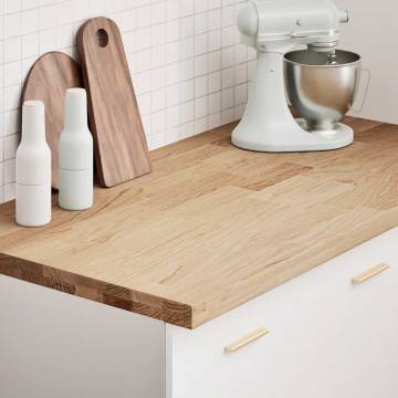 Solid Wood Oak Kitchen Worktop - 120x63.5 cm | HipoMarket