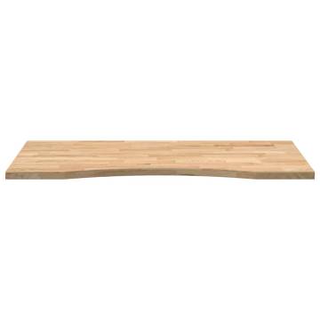 Solid Oak Desk Top 100x60 cm - Untreated Wooden Surface