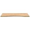 Solid Oak Desk Top 100x60 cm - Untreated Wooden Surface