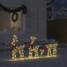  Christmas Decoration Reindeer 3 pcs 90 LEDs Warm White Colour warm white Quantity in Package 3 Number of LEDs 1 