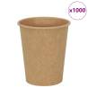  Paper Coffee Cups 1000 pcs 8oz 200ml Brown Quantity in Package 1 Capacity 200 ml 