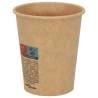 Paper Coffee Cups 1000 pcs 8oz Brown - Durable & Leak-Proof