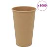  Paper Coffee Cups 1000 pcs 16oz 400ml Brown Quantity in Package 1 Capacity 400 ml 