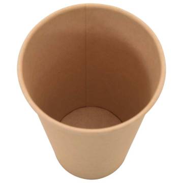 Paper Coffee Cups 1000 pcs 16oz Brown - Durable & Leak-Proof