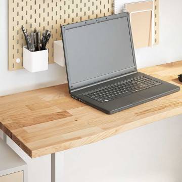 Solid Oak Desk Top 160x50 cm - Untreated & Versatile | Hipomarket