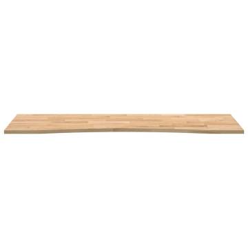 Solid Oak Desk Top 160x50 cm - Untreated & Versatile | Hipomarket