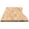 Solid Oak Desk Top 160x50 cm - Untreated & Versatile | Hipomarket