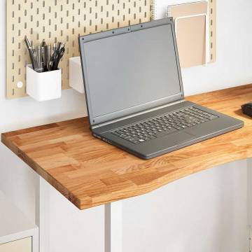 Light Brown Solid Oak Desk Top | 100x50 cm - HipoMarket