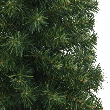 Slim Artificial Christmas Tree 240 cm - Green PVC