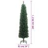 Slim Artificial Christmas Tree 240 cm - Green PVC