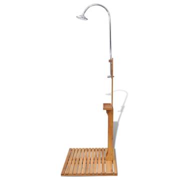 Durable Wooden Garden Shower - Ideal for Outdoors