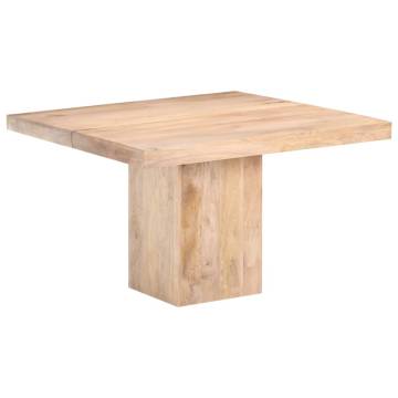 Solid Mango Wood Dining Table 120x120 cm | Timeless Elegance