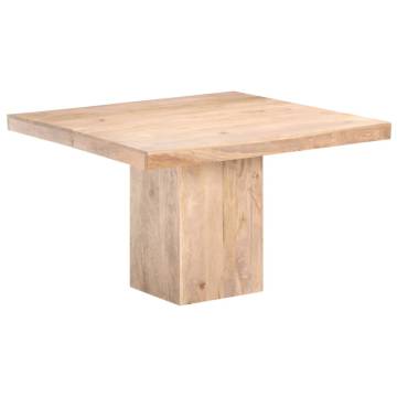 Solid Mango Wood Dining Table 120x120 cm | Timeless Elegance