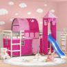  Curtains for Loft Bed with Tunnel and Tower Pink Colour pink 