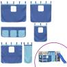 Blue Polyester Curtains for Loft Bed - Fun & Durable