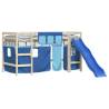 Blue Polyester Curtains for Loft Bed - Fun & Durable