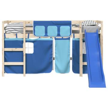 Blue Polyester Curtains for Loft Bed - Fun & Durable