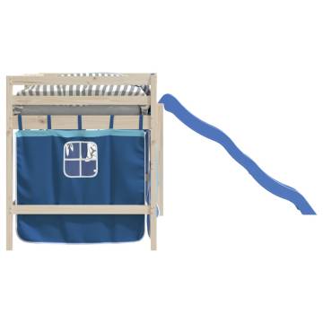 Blue Polyester Curtains for Loft Bed - Fun & Durable