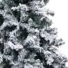 Artificial Christmas Tree with Flocked Snow - 210 cm Green