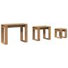 Stylish Nest of Tables - 3 pcs Artisan Oak Engineered Wood