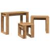 Stylish Nest of Tables - 3 pcs Artisan Oak Engineered Wood