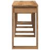 Stylish Nest of Tables - 3 pcs Artisan Oak Engineered Wood