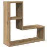 Wall Cube Shelves 2 pcs Artisan Oak - Stylish Storage Solution