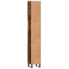 Bathroom Cabinet Smoked Oak 30x30x190 cm - Stylish Storage