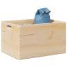  Wooden Box with Handles 40x30x23 cm Solid Wood Pine Colour natural Size 40 x 30 x 23 cm Quantity in Package 1 Model with handles 