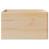 Wooden Box with Handles - Solid Pine Storage Solution