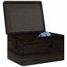  Wooden Box with Lid Black 40x30x23 cm Solid Wood Pine Colour black Size 40 x 30 x 23 cm Quantity in Package 1 Model with lid 