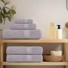 8 Piece Grey Towel Set - 100% Cotton, 360 gsm | HipoMarket