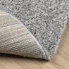 Shaggy Rug PAMPLONA High Pile Modern Grey Ø 100 cm - Buy Now