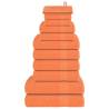  12 Piece Towel Set Orange 360 gsm 100% Cotton Colour orange Quantity in Package 1 