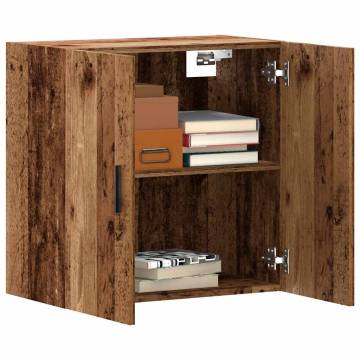 Wall Cabinet Old Wood 60x31x60 cm - Stylish Storage Solution