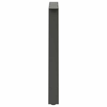 A-Shaped Coffee Table Legs - Anthracite Steel 80x(72-73) cm