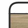 Stylish Bed Frame Without Mattress 120x200 cm - Smoked Oak