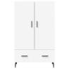 Stylish Highboard White - Modern Engineered Wood Storage