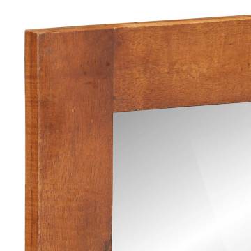 Wall Mirror with Drawers 60x33x90 cm - Solid Wood Acacia