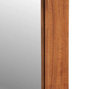 Wall Mirror with Drawers 60x33x90 cm - Solid Wood Acacia