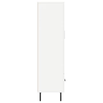 Stylish Highboard White - Modern Engineered Wood Storage