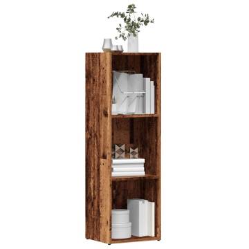 Book Cabinet Old Wood 36x30x114 cm | Stylish Storage Solution