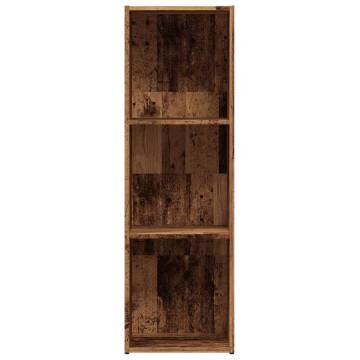 Book Cabinet Old Wood 36x30x114 cm | Stylish Storage Solution