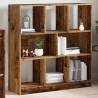 Book Cabinet Old Wood - Stylish Storage Solution | HipoMarket