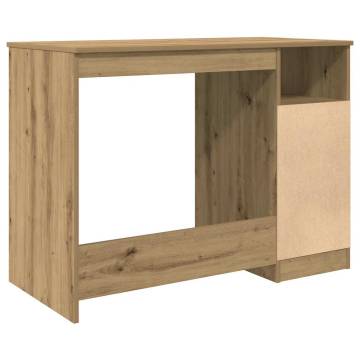 Desk Artisan Oak 102x76x50 cm - Modern Engineered Wood Desk