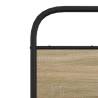 Robust Metal Bed Frame - Smoked Oak 160x200 cm | Hipomarket