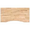 Solid Wood Oak Desk Top 100x50 cm - Untreated & Durable