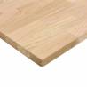 Solid Wood Oak Desk Top 100x50 cm - Untreated & Durable