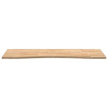 Solid Wood Oak Desk Top 140x60 cm | Untreated Natural Finish